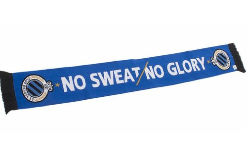 Supporterssjaal Club Brugge "No Sweat No Glory" Supporterssjaal Club Brugge "No Sweat No Glory"