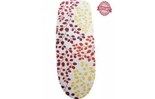 Strijkplankovertrek 140 x 50 cm oranje/geel bladeren Strijkplankovertrek 140 x 50 cm oranje/geel bladeren