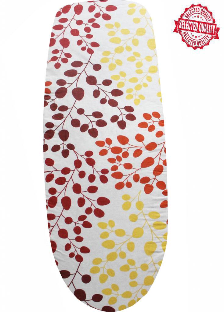 Strijkplankovertrek 140 x 50 cm oranje/geel bladeren Strijkplankovertrek 140 x 50 cm oranje/geel bladeren