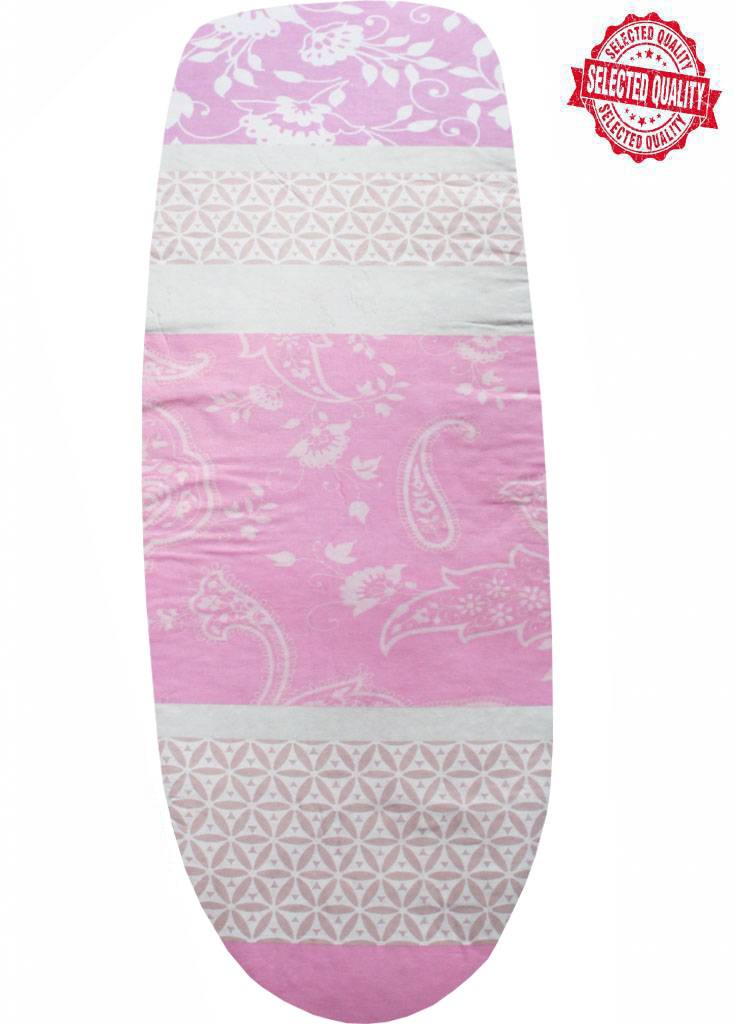 Strijkplankovertrek 140 x 50 cm roze / design