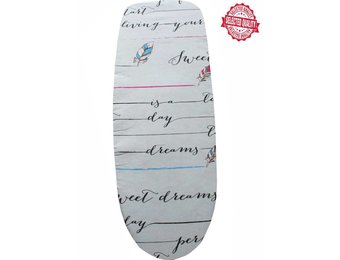 Strijkplankovertrek 140 x 50 cm Blauw / sweet dreams