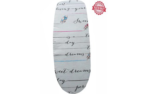 Strijkplankovertrek 140 x 50 cm Blauw / sweet dreams