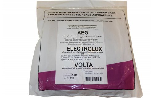 AEG Gr. 5 / ELECTROLUX E51 / Xio Stofzuigerzakken AEG Gr. 5 / ELECTROLUX E51 / Xio Stofzuigerzakken