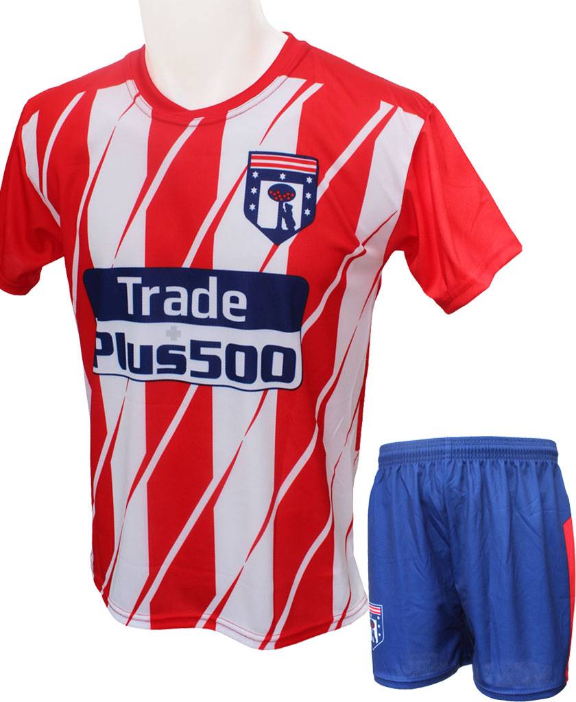 At. Madrid Voetbaltenue Griezmann 2017-2018 "Thuis" At. Madrid Voetbaltenue Griezmann 2017-2018 "Thuis"