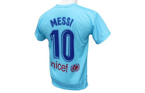 Barcelona Voetbaltenue Messi "Uit" 2017-2018 Barcelona Voetbaltenue Messi "Uit" 2017-2018