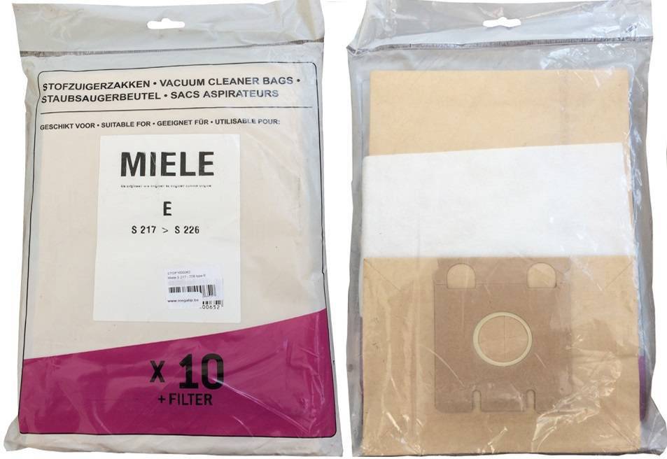 MIELE type E / S 217 - 226 Stofzuigerzakken
