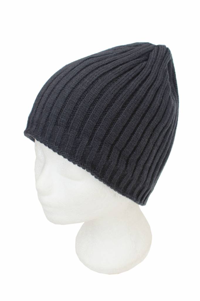 Ribbed Beanie Muts Grijs Ribbed Beanie Muts Grijs