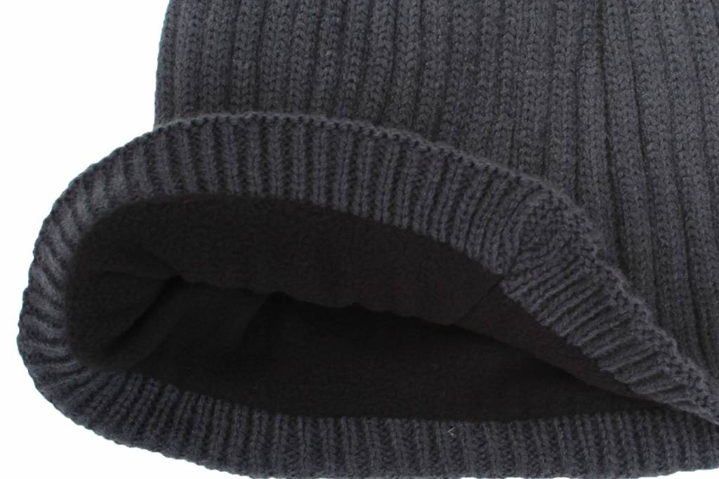 Ribbed Beanie Muts Grijs Ribbed Beanie Muts Grijs