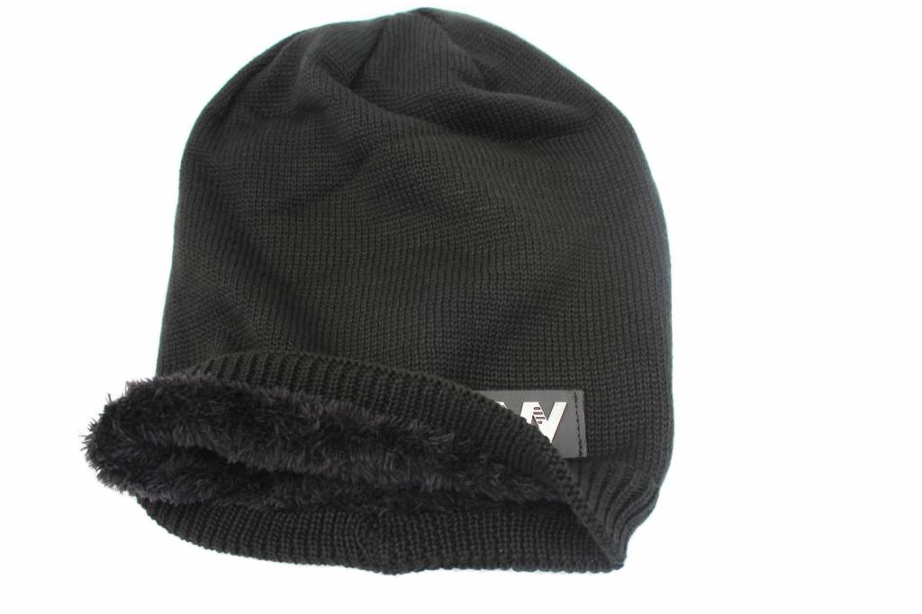 Oversize Beanie Muts NY Zwart