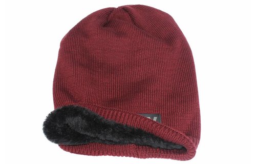Oversize Beanie Muts NY Burgundy