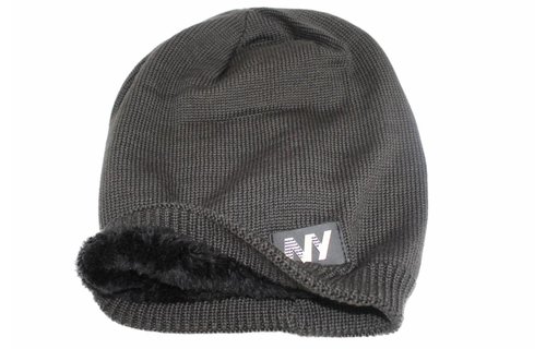 Oversize Beanie Muts NY Grijs