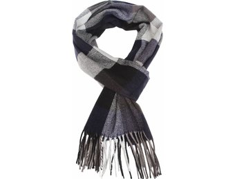 Heren Sjaal geruit Grey