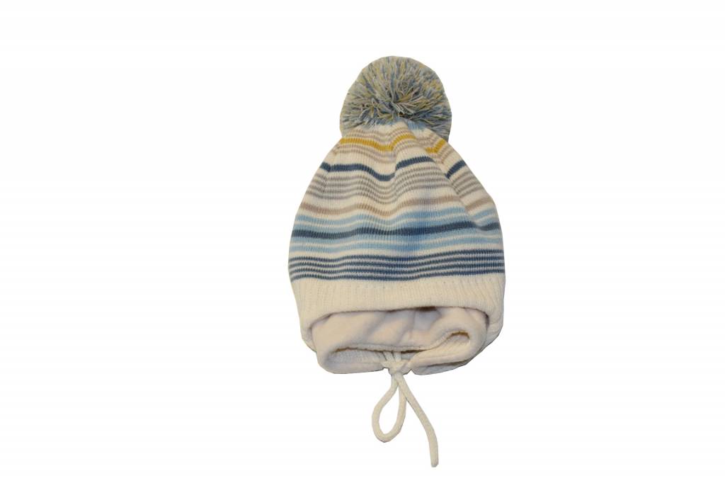 Baby Muts en Sjaal gestreept Baby Muts en Sjaal gestreept