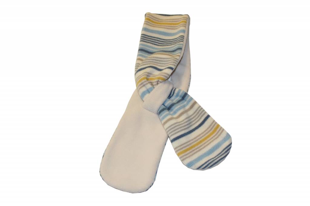 Baby Muts en Sjaal gestreept Baby Muts en Sjaal gestreept