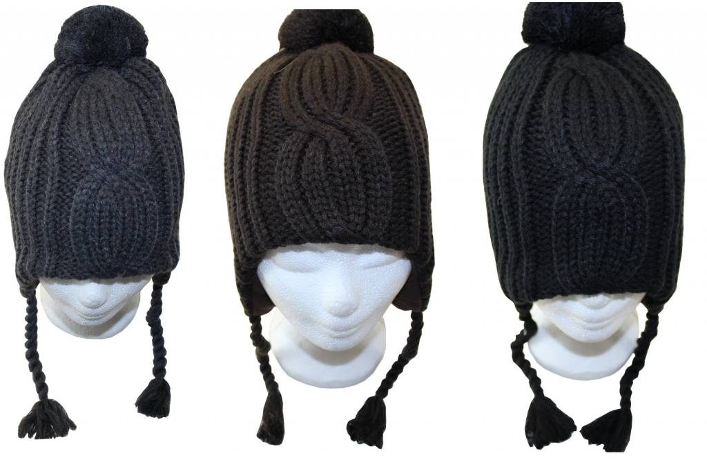 Muts dik gebreid Meisjes in verschillende kleuren