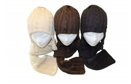 Muts & Sjaal gebreid Meisjes