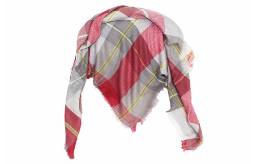 Dames Sjaal vierkant 130 x 130 cm Rood