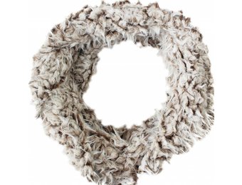 Colsjaal Imitatiebont Beige