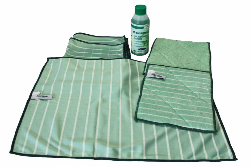 Bambus Kristall microvezel promotieset