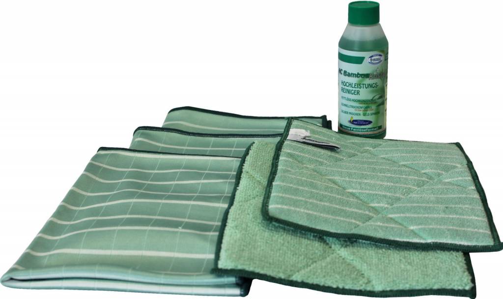 Bambus Kristall microvezel promotieset