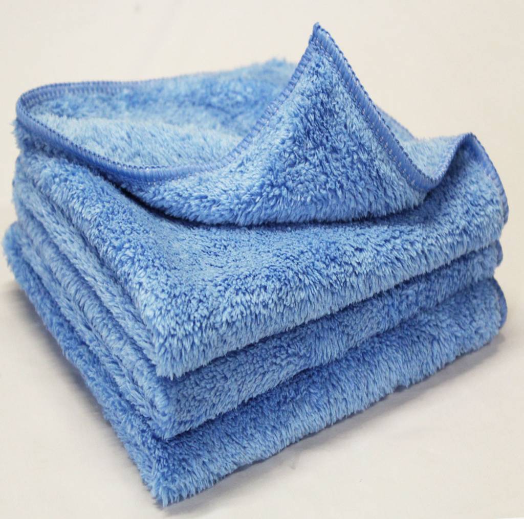 Nano Microvezeldoeken 32 x 36 cm. blauw 3 st