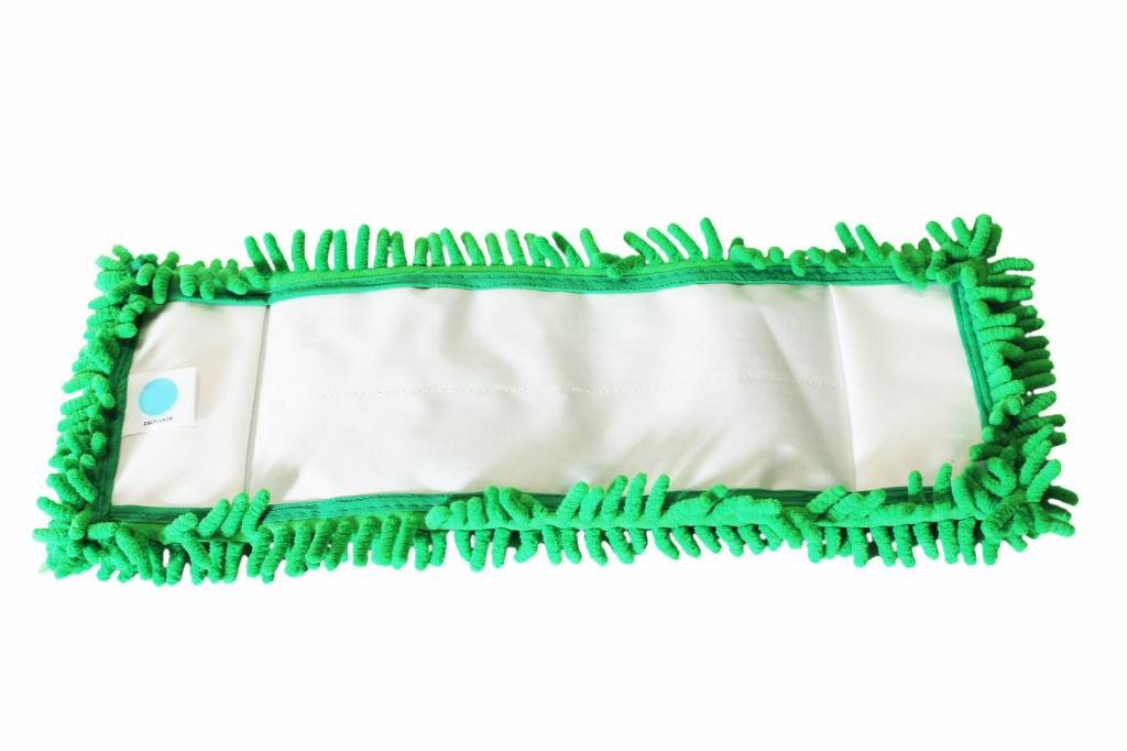 Vloermop Doek Fluffy Microvezel 45 cm. Groen