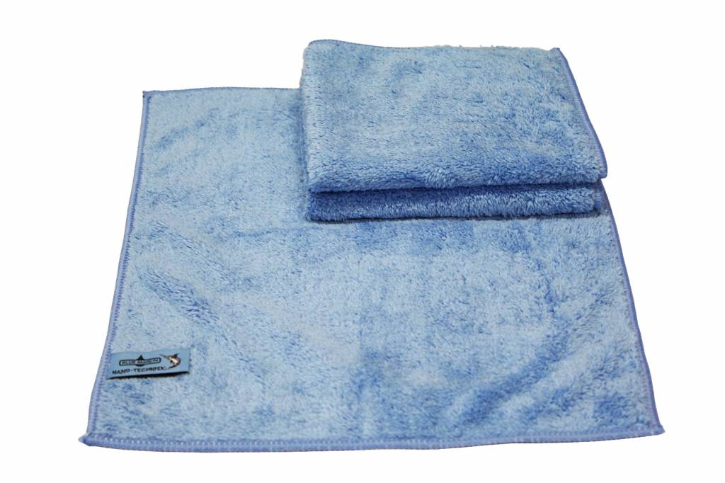 Nano Microvezeldoeken 32 x 36 cm. blauw 3 st