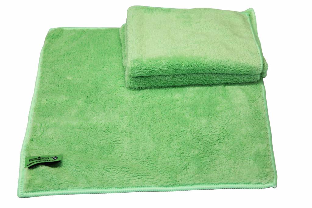 Nano Microvezeldoeken 32 x 36 cm. groen 3 st