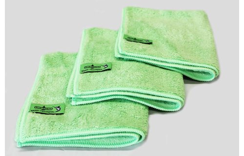 Nano Microvezeldoeken 32 x 36 cm. groen 3 st