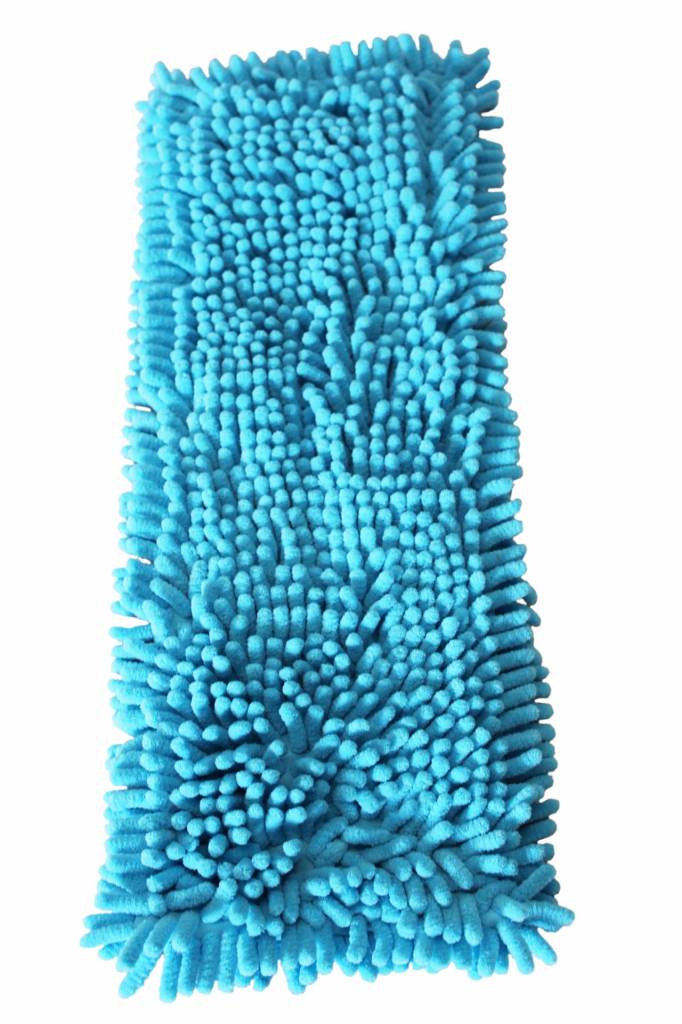 Vloermop Doek Fluffy Microvezel 45 cm. Blauw