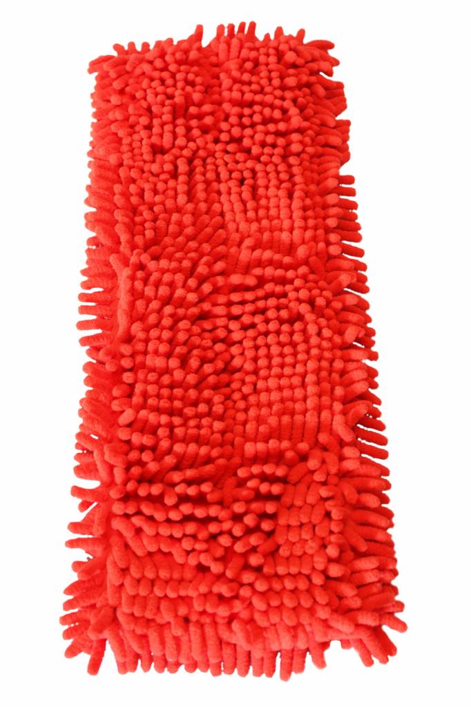 Vloermop Doek Fluffy Microvezel 45 cm. Rood