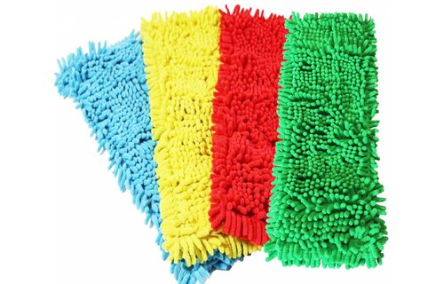 Vloermop Doek Fluffy Microvezel 45 cm. Groen