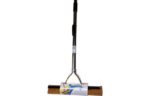 Vloermop met uitwringbare spons