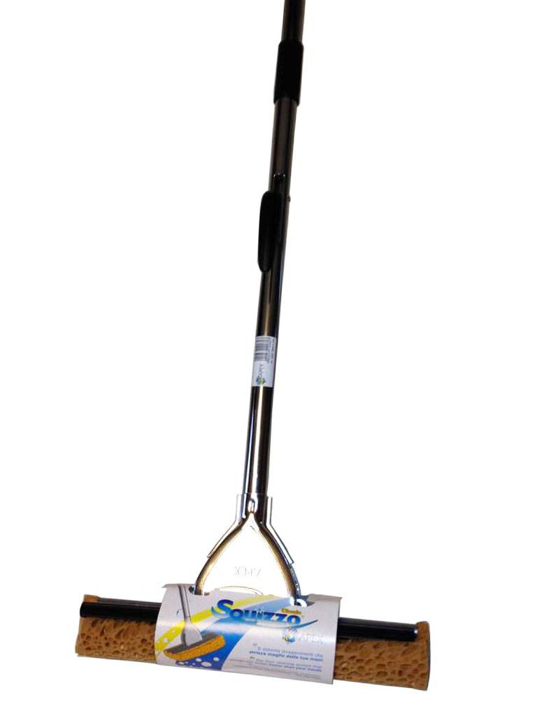 Vloermop met uitwringbare spons