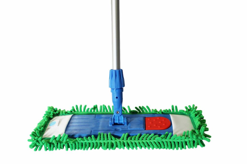 Vloermop met magnetische mophouder