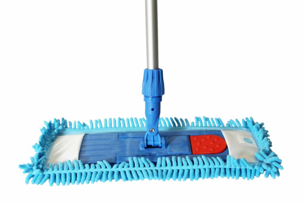 Vloermop Doek Fluffy Microvezel 45 cm. Blauw