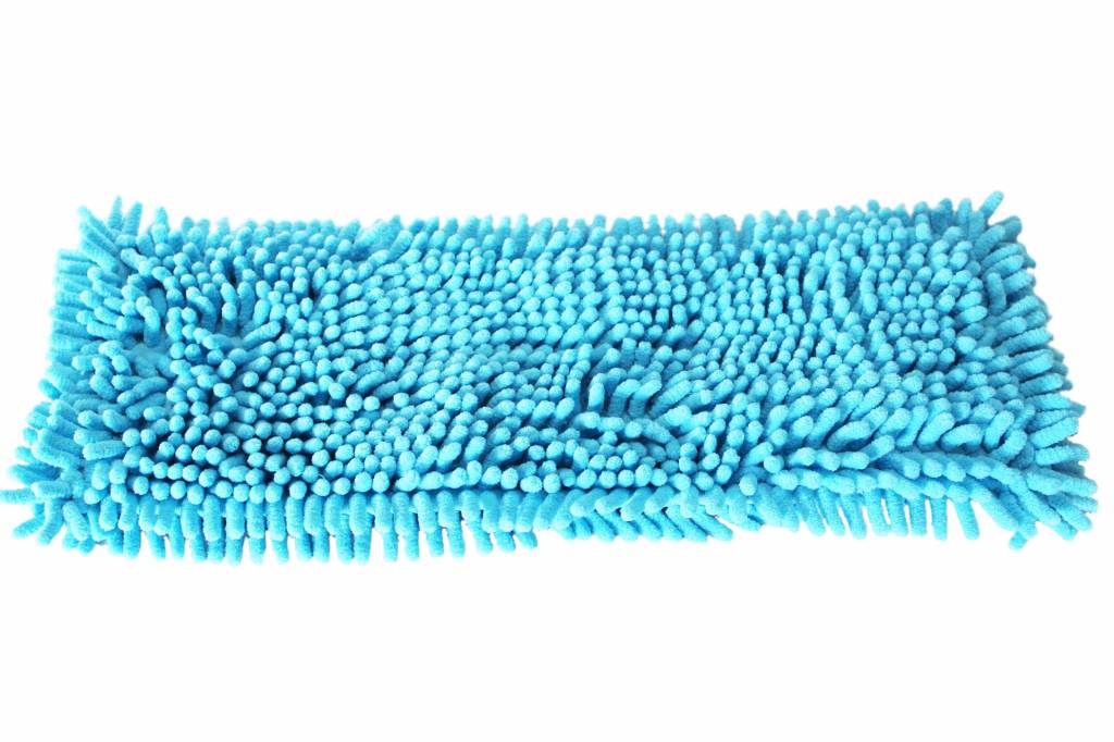 Vloermop Doek Fluffy Microvezel 45 cm. Blauw