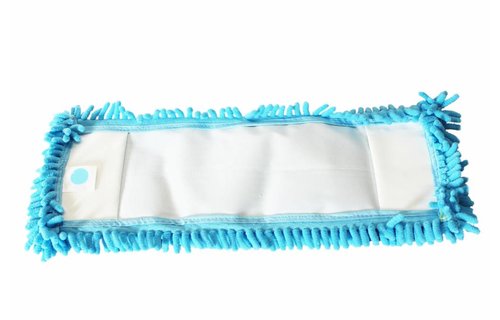 Vloermop Doek Fluffy Microvezel 45 cm. Blauw