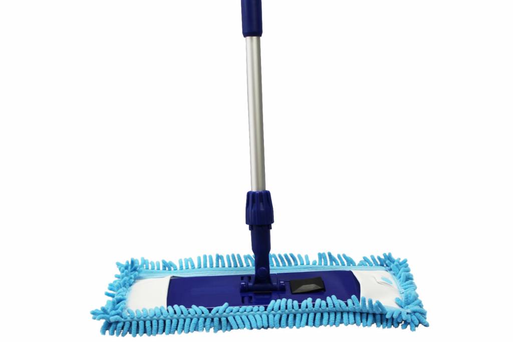 Vloermop Doek Fluffy Microvezel 45 cm. Blauw