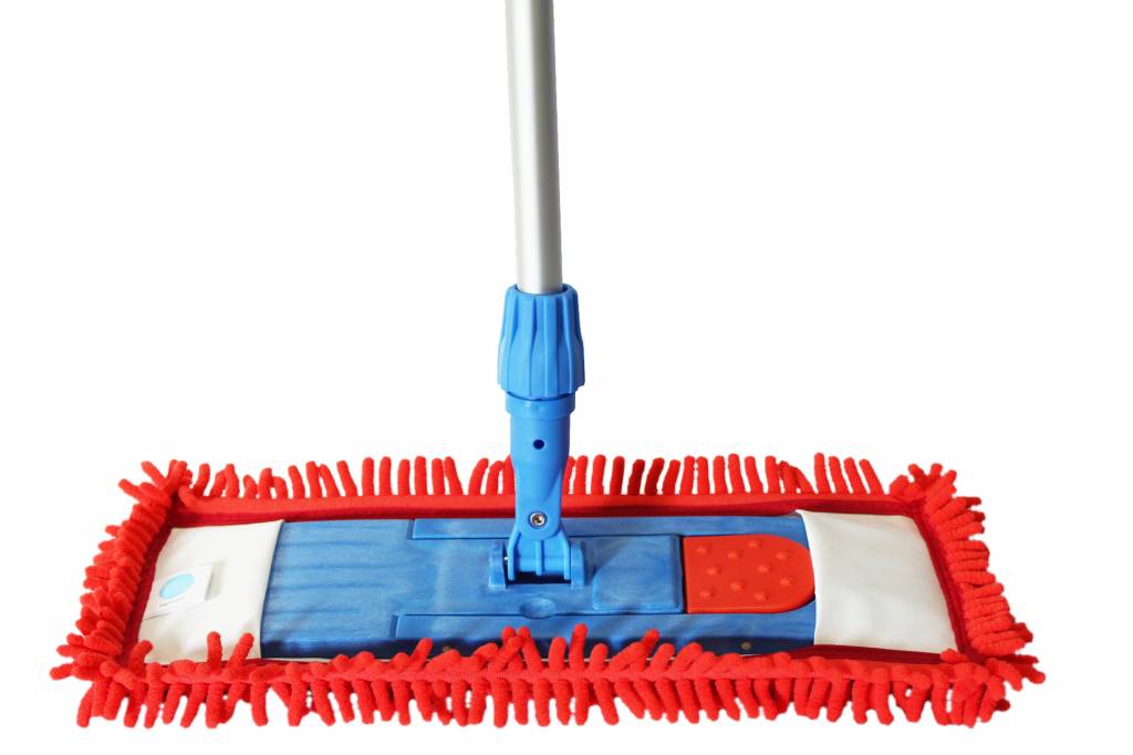 Vloermop Doek Fluffy Microvezel 45 cm. Rood