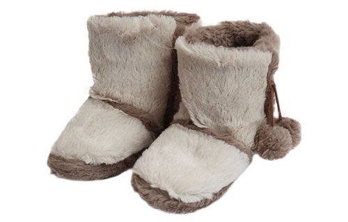 Pantoffels met Pels beige Kinderen