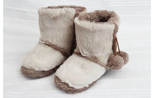 Pantoffels met Pels beige Kinderen