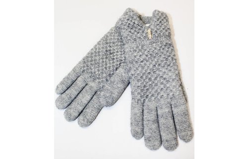 Dames Handschoenen met pels Glitterstone