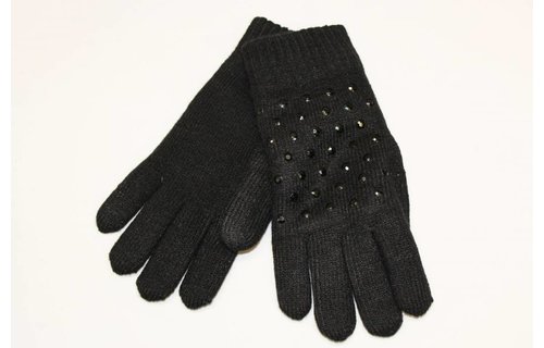 Dames Handschoenen pels with studs Dames Handschoenen pels with studs