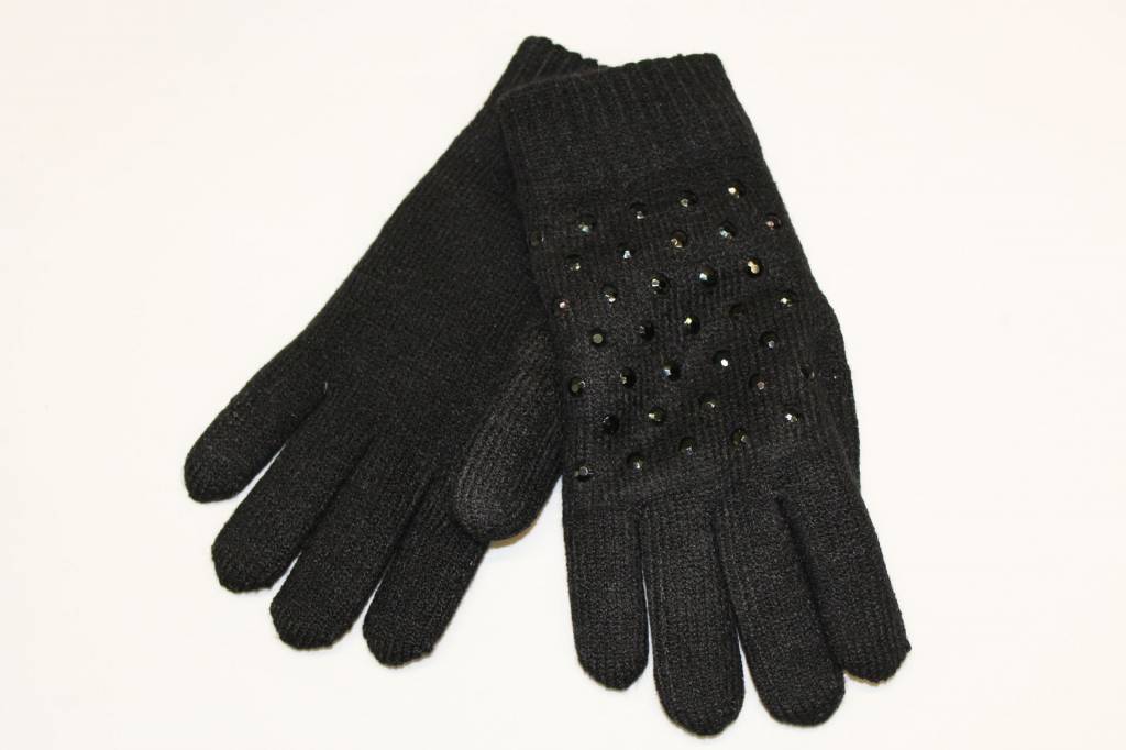 Dames Handschoenen pels with studs Dames Handschoenen pels with studs