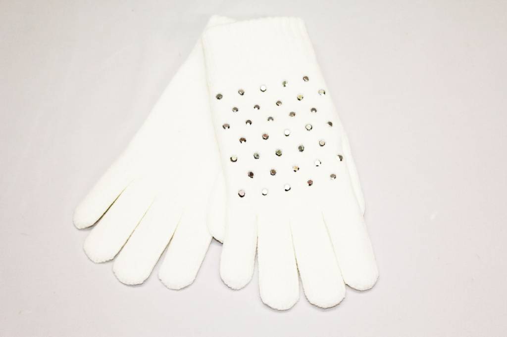 Dames Handschoenen pels with studs Dames Handschoenen pels with studs