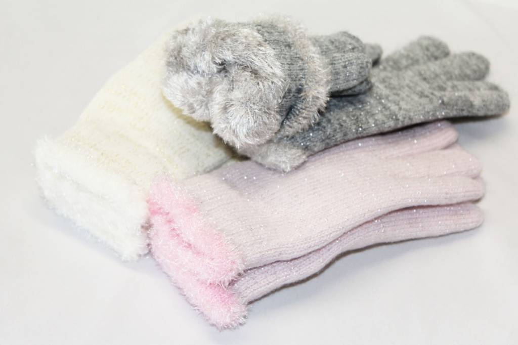 Kinderhandschoenen met Lurex