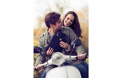 Warmwaterkruik 2L. Scheerwol met metallic hart