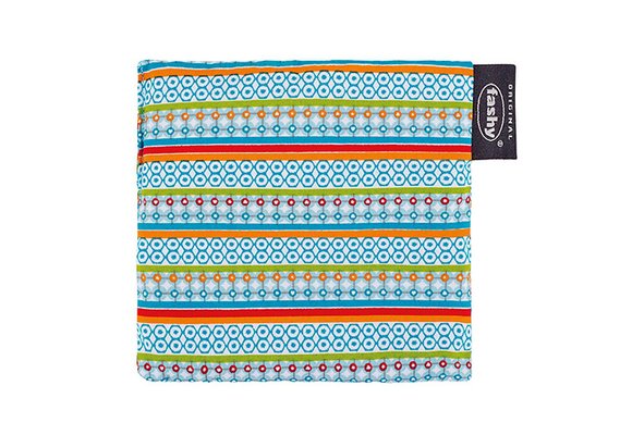 Warmtekussen druivenpitten 12x12 cm. kleurrijk