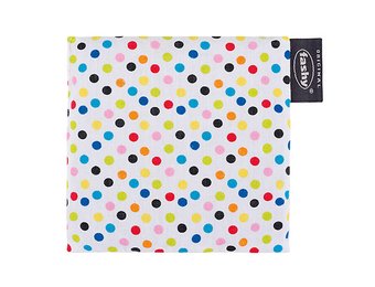 Warmtekussen druivenpitten 12x12 cm. stippen